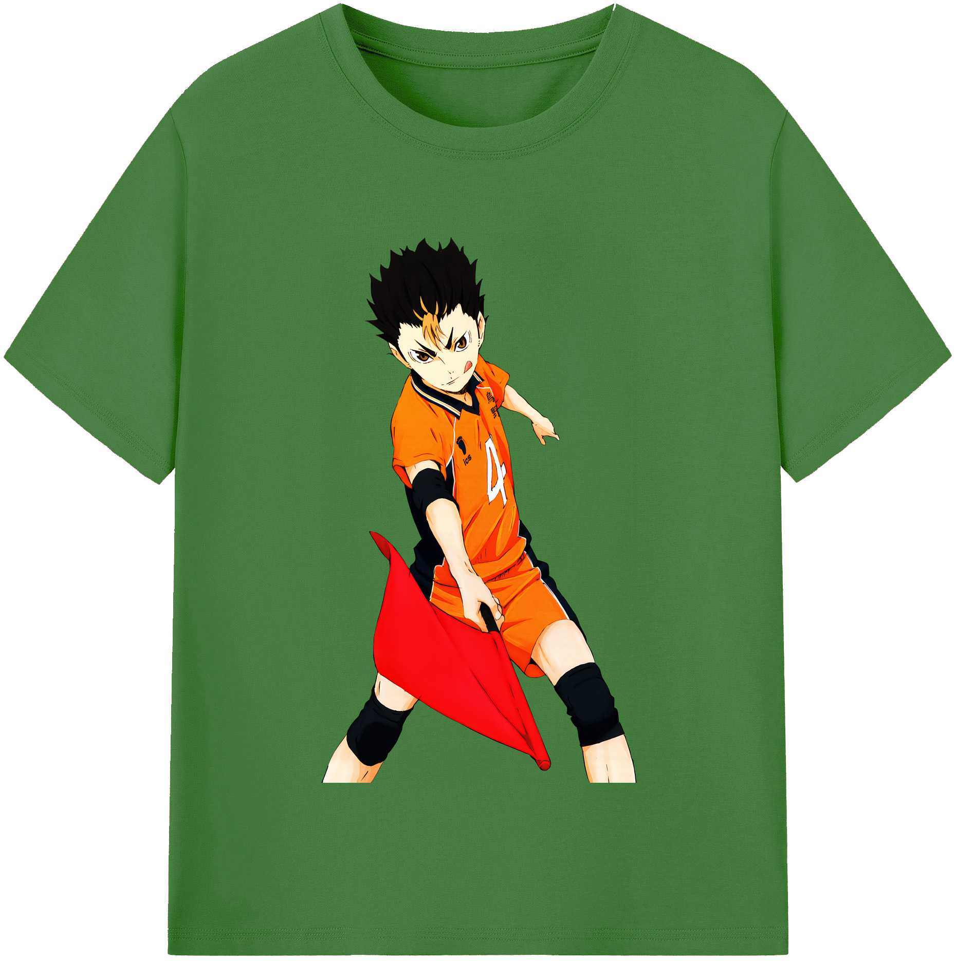 （画像用） ハイキュー!! Haikyu!! レディースカジュアルプリントTシャツ（綿100％）